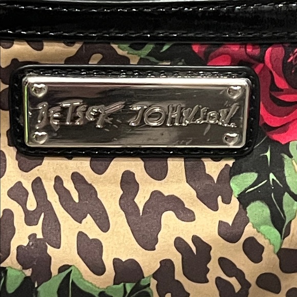 Betsey Johnson Leopard Print Floral Crossbody - Picture 6 of 14